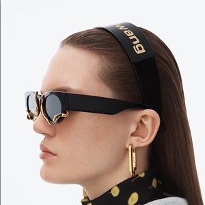 Alexander Wang Black/Gold Headband